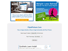 Tablet Screenshot of flipapicture.com